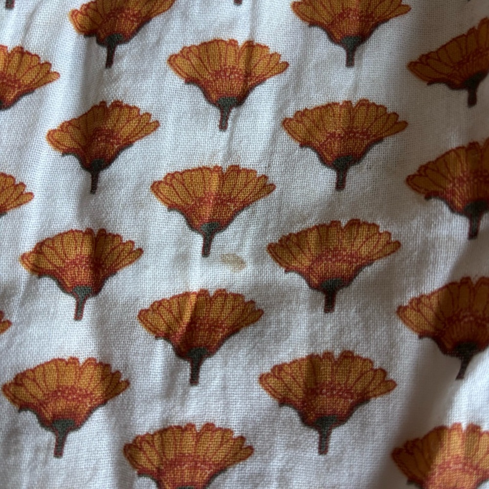 Kate Quinn Organic Woven Cotton Marigold Romper • Size 2T - Picture 10 of 11